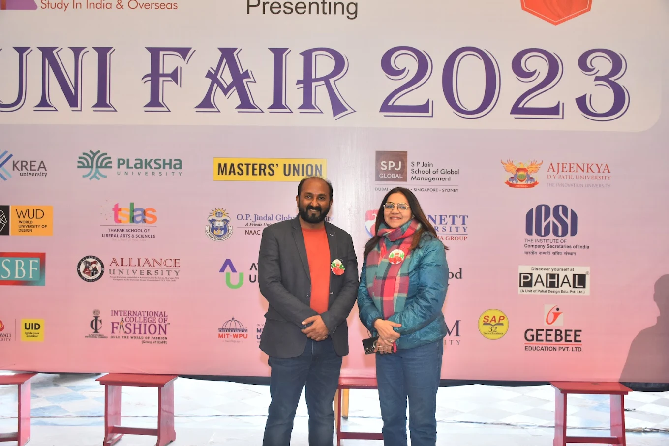 Career counseling session at Love Jain Young Achievers, Meerut.