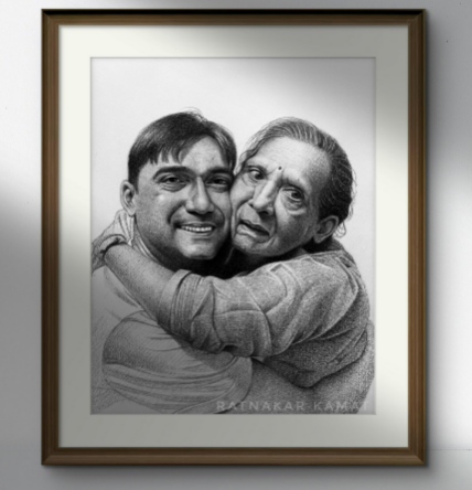 Drawing foundation class in progress for kids and adults